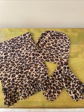 NWOT SCARF HAT GLOVES SET